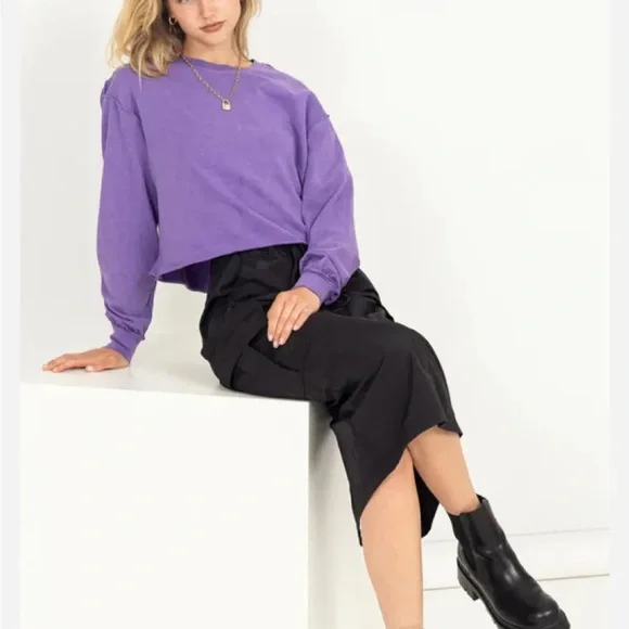 Raw Hem Long Sleeve - Picture 4 of 6